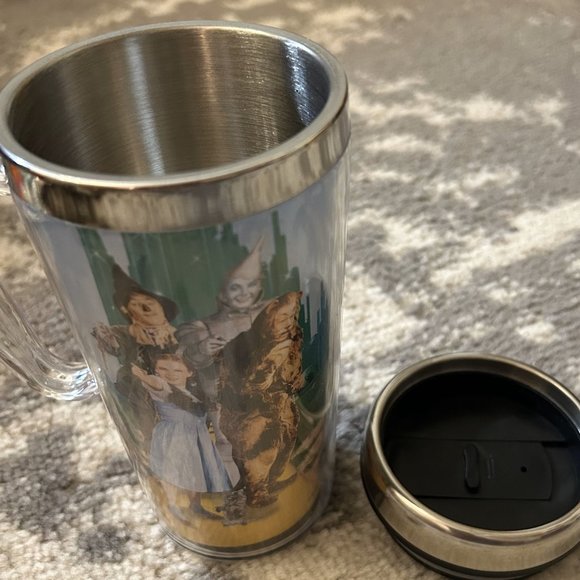 Spoontiquie  Wizard  of Oz Isolated 15oz Travel Cup with Handle (NWT) - Picture 1 of 3